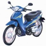 Riding a motorbike in Thailand