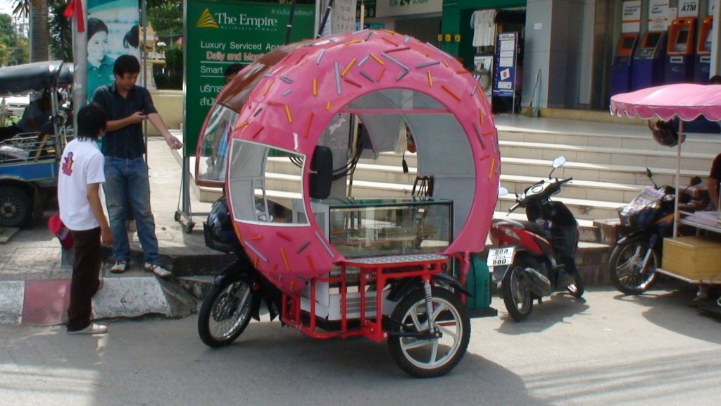 Donut Bike In Chiang Mai Thailand