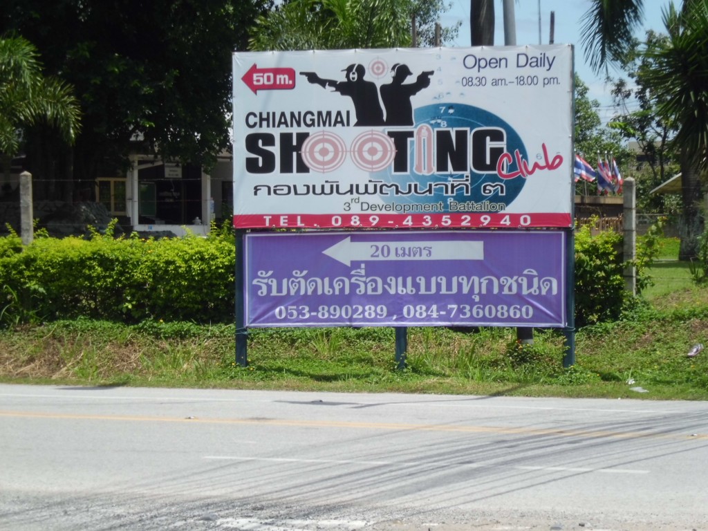 Shoot a gun in Chiang Mai
