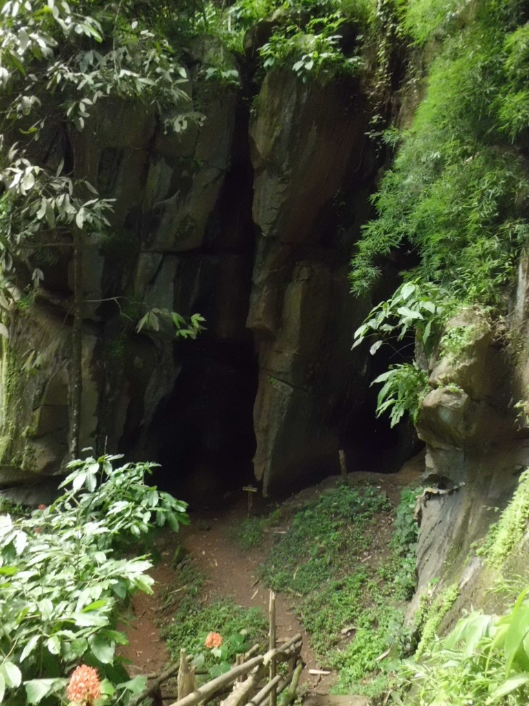 The bat cave at the Mok Fa Waterfall