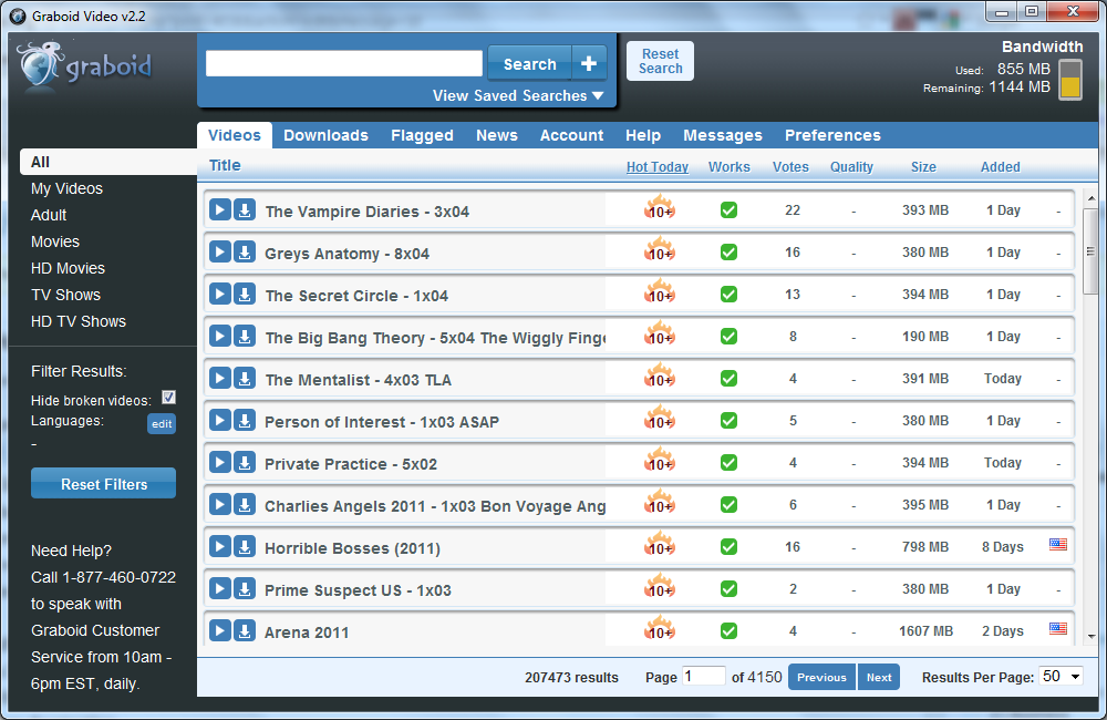 Download movies for free
