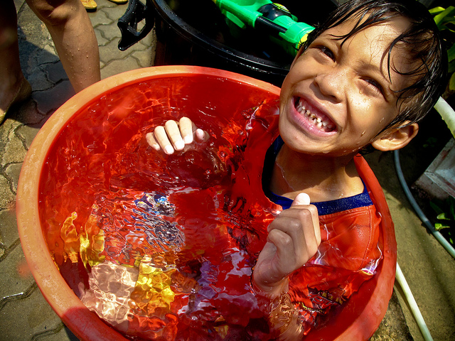 Songkran water festival thailand