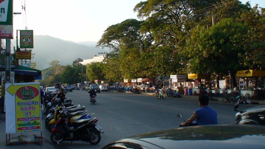 Behind Chiang Mai University