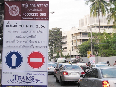 One Way Only For Nimmanhaemin Road