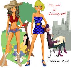Thai country and Thai City Girls