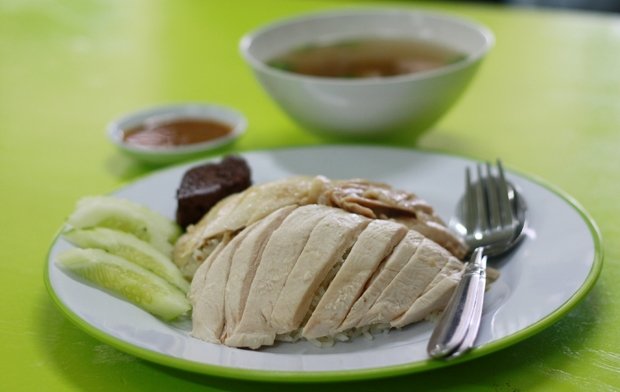 chicken and rice in Thailand