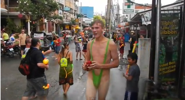 borat chiang mai songkran 2013