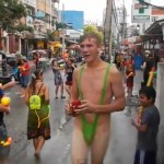 borat in chiang mai for songkran