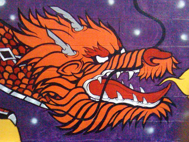 dragon graffiti