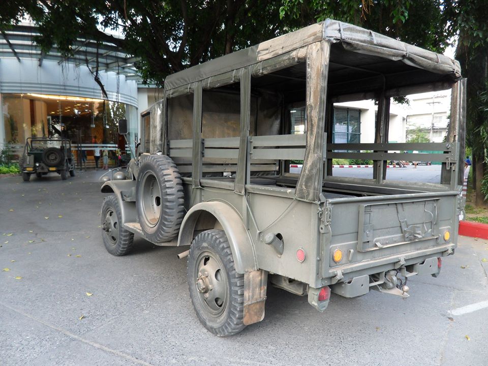 vehicle on set of the coup in chiang mai