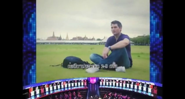 german on Thai dating show